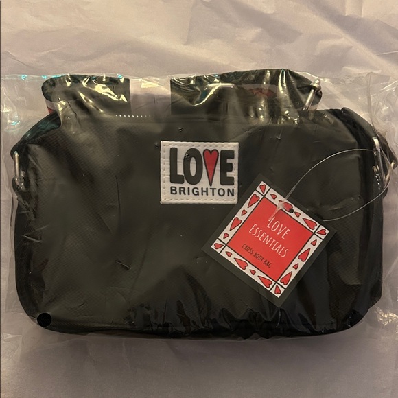 Brighton Love Essentials Purse Black Crossbody Bag Unopened New - Picture 2 of 14